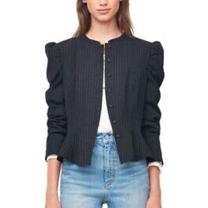 REBECCA TAYLOR Victorian Pinstripe Blazer
